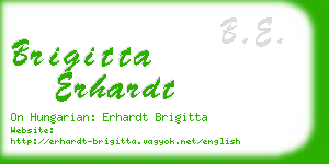 brigitta erhardt business card